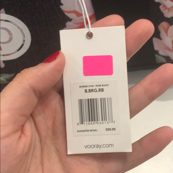 Vooray Burner Gym Bag - Rose Black - Picture 8 of 14